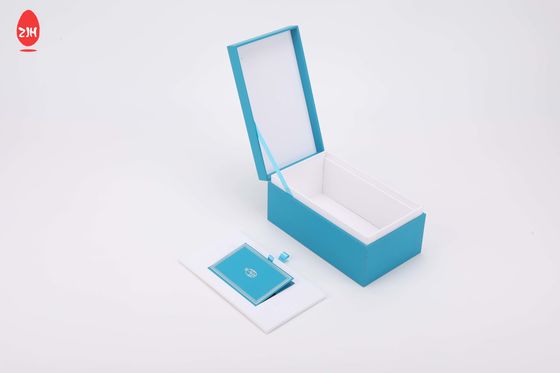 Hộp đựng nước hoa Lid Base Blue Matt Hộp quà tặng Nước hoa tinh dầu có khay