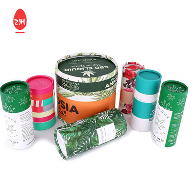 Chất khử mùi CMYK Ống xi lanh có thể phân hủy sinh học Hộp các tông Ống son môi