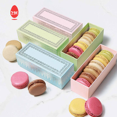Hộp đựng thực phẩm dùng một lần sang trọng 11cm Bao bì hộp Macaron màu hồng