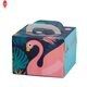 Bán buôn bánh trang trí bao bì hoa văn tùy chỉnh sử dụng thùng carton hoặc hộp bánh có tay cầm
