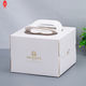 Bán buôn bánh trang trí bao bì hoa văn tùy chỉnh sử dụng thùng carton hoặc hộp bánh có tay cầm