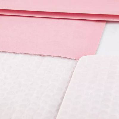 Hộp thư giấy kraft tái chế thùng carton SGS thân thiện với môi trường Màu hồng đôi thư bong bóng giấy kraft
