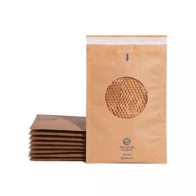 Phong bì Gửi thư Túi giấy Kraft có đệm SGS Túi phân hủy sinh học Kraft