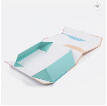 Kích thước tùy chỉnh In logo Hộp có thể gập lại từ tính cho Bao bì quần áo Satin